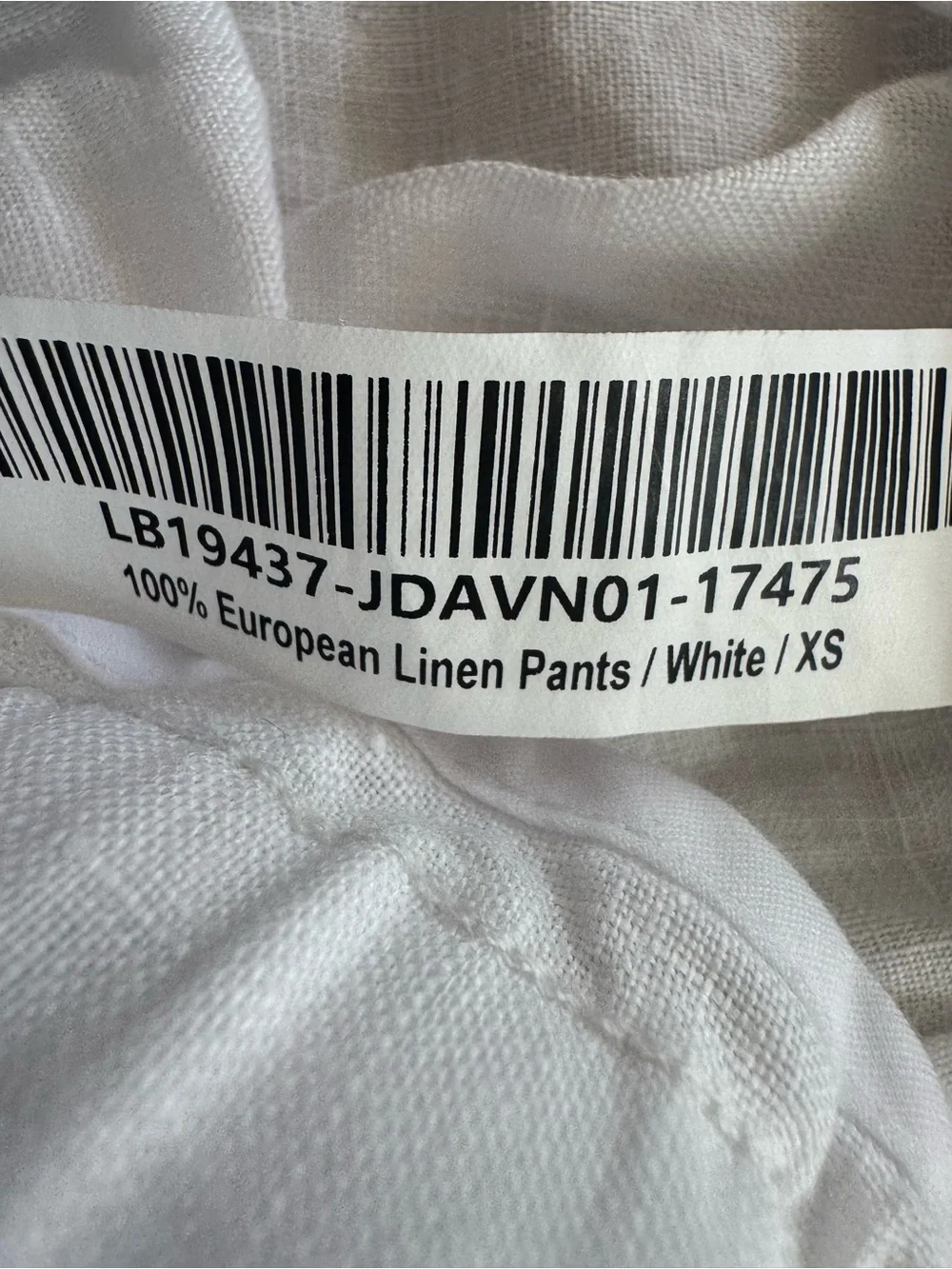NWT Quince 100% European Linen Pants Sz XS New